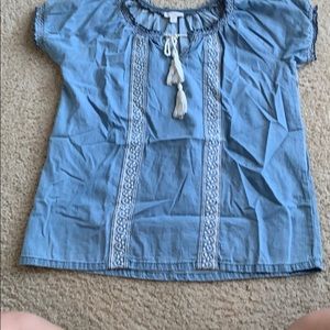 Denim top
